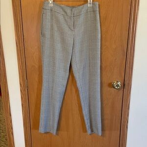 Checkered Straight Leg Pants